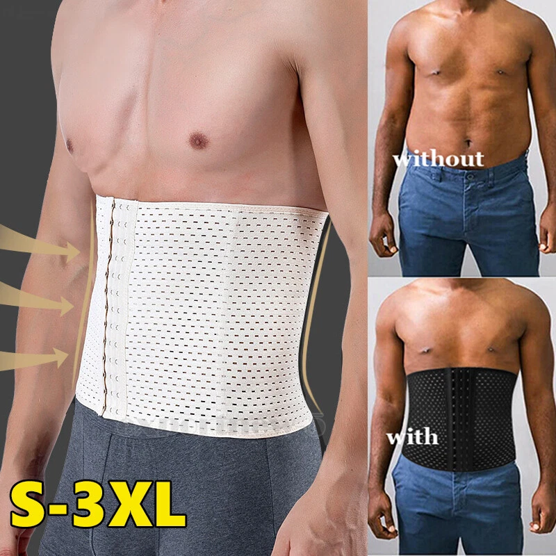 Men Body Shaper Girdle Stomach Shapewear Waist Shaper Tummy Control Tuck  Belt US