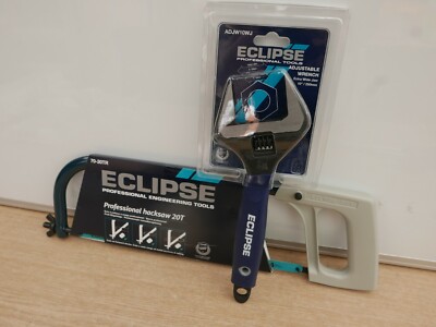 Eclipse 70-20TR 20T 12'''' PROFESSIONELLE BÜGELSÄGE + 10'''' VERSTELLBARER SCHRAUBENSCHLÜSSEL ADJW10WJ