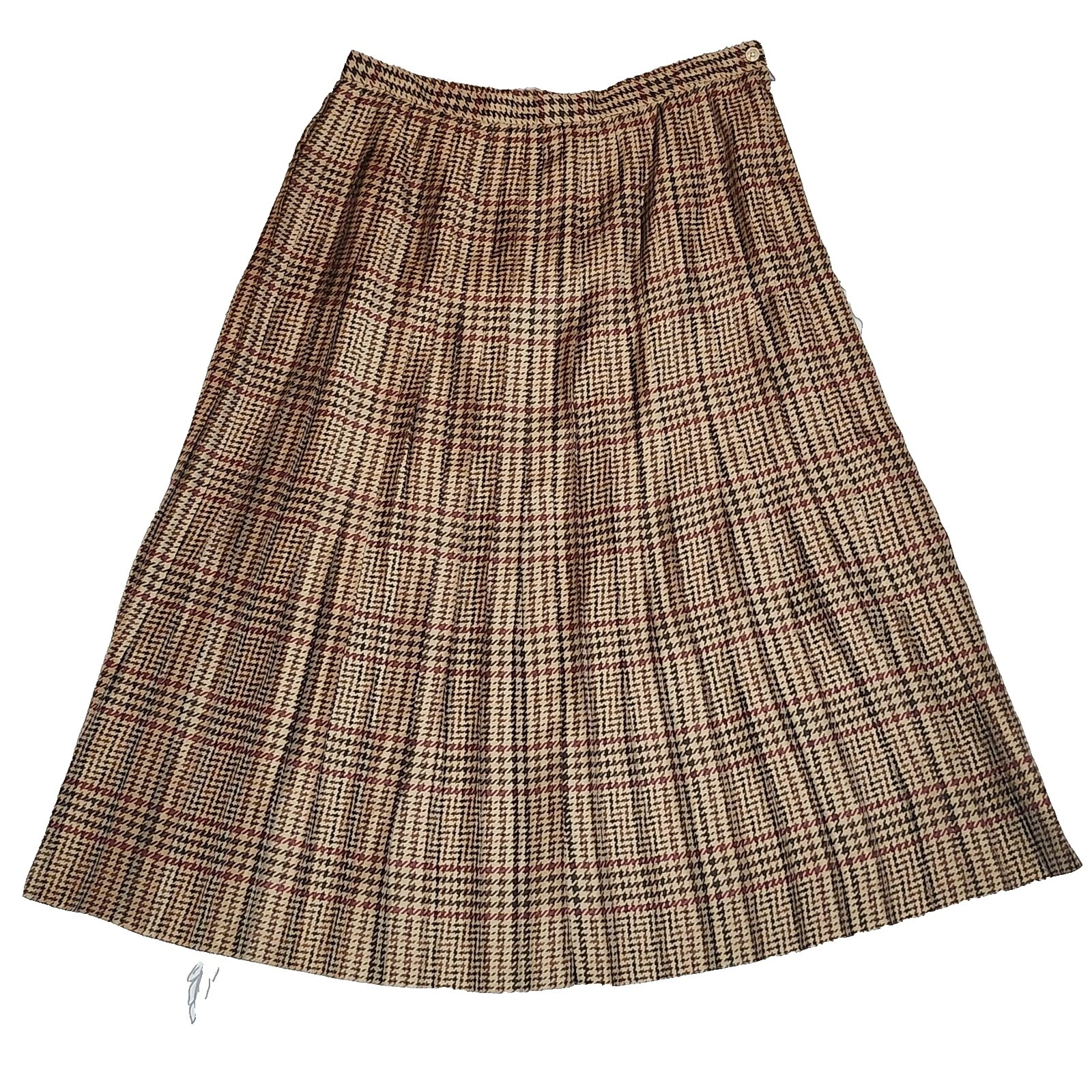 Seda Ralph Lauren Xadrez Saias femininas