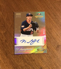 Nick Madrigal 2013 USA Baseball Certified Gold Auto #55 Mets Sox Beavers /10 RC