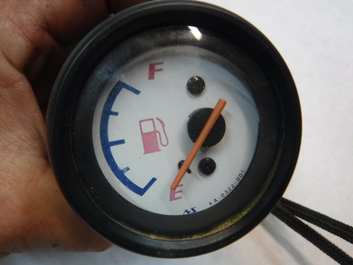 OEM 1996 96 KAWASAKI ZXI 900 GAS FUEL LEVEL GAUGE METER A75