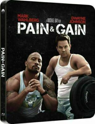 Pain & Gain - Limited Edition Embossed Steelbook [Blu-ray] New and Sealed!