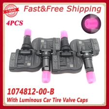 Set 4PCS TIRE PRESSURE SENSOR TPMS NEW 1074812-00-B FOR TESLA MODEL 3 S X 433MHZ