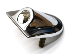 New Chrome Trunk Lock Cylinder Bezel / For 1970-73 Chevy Camaro Trim USA-MADE