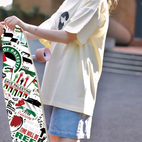 Free Palestine 50pc Palestinian Graffiti Sticker Car Phone Sticker Luggage X9O5 - Photo 11 sur 12