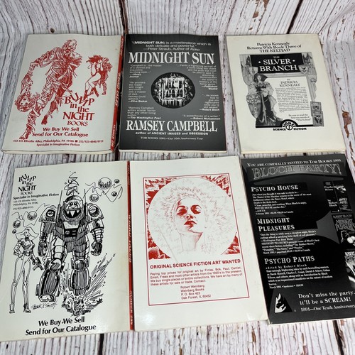 WEIRD TALES 6 ISSUES 295-298 , 300-301 STEPHEN KING LUMLEY 1989-1991 - Picture 8 of 17