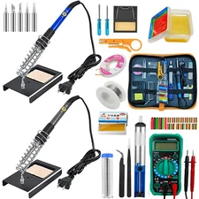 Soldering Iron Electric Gun Kit Adjustable Temperature Welding Solder Wire 60W