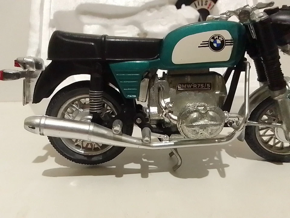 Moto BMW R75/5 Polistil 1:15 Ème Collection MS105 Années 70  - Photo 3/4