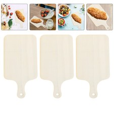 3 Pcs Kitchen Must Haves Pizza Serving Board Solid Wood Boards for
