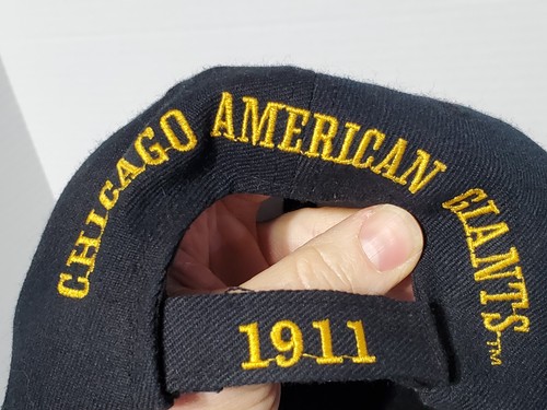 Negro League Baseball CAG Chicago Amer Giants OSFM Hat Cap Boy NLBM Wool EUC - Picture 3 of 11