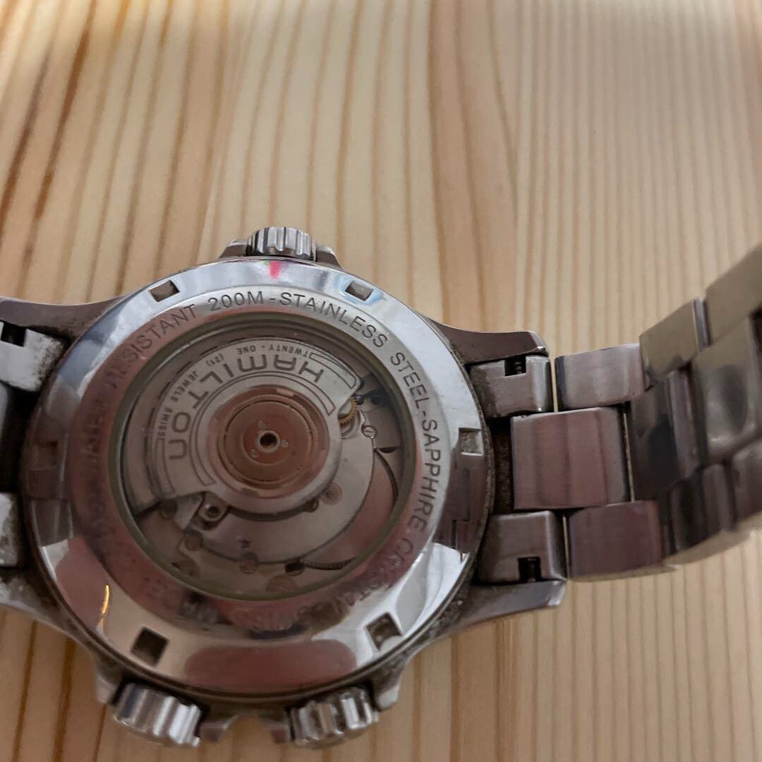 HAMILTON Khaki Navy GMT H776151 Automatic Men's Watch from JP | eBay