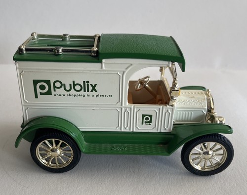 ERTL 1913 FORD Model T Delivery Truck Publix Die-Cast Metal Bank 1994 Edition - Picture 2 of 6