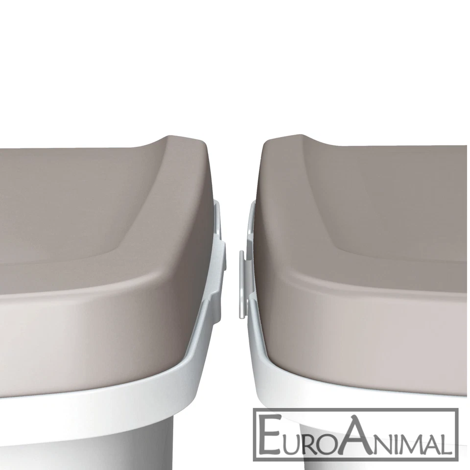 Futtertonne mit Deckel und Dichtung, 7l bis 40l, Futterbox Futtercontainer - Bild 2 von 3