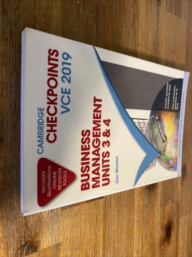 Cambridge Checkpoints VCE 2019 Business Management Units 3 & 4 By Alan Wharton - Picture 6 of 7