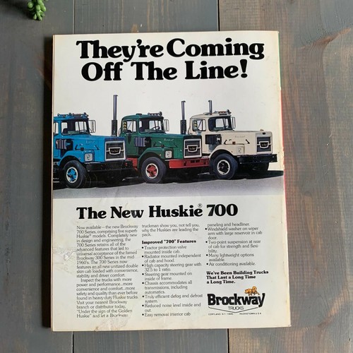 1974 dicembre Overdrive rivista camionista vintage semi camion big rig da collezione - Foto 5 di 5