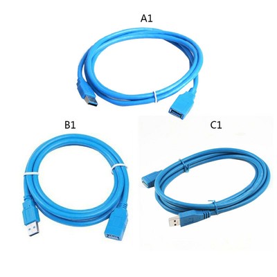 USB 3.0 Type 0.5m 1m 1.5m 3m Extension Data Sync Cord Cable Extension Data Cable