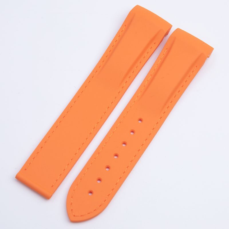 20 mm 22 mm Silicone Watch Strap Fits For Omega Seamaster 300 Planet Ocean 600 image 10
