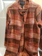 New Christian Siriano New York Open Front Cardigan Coat - Womens Size L