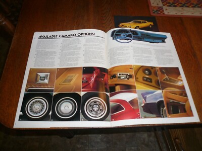 1978 Chevrolet Camaro Sales brochure & Z28 Sport Coupe Postcard