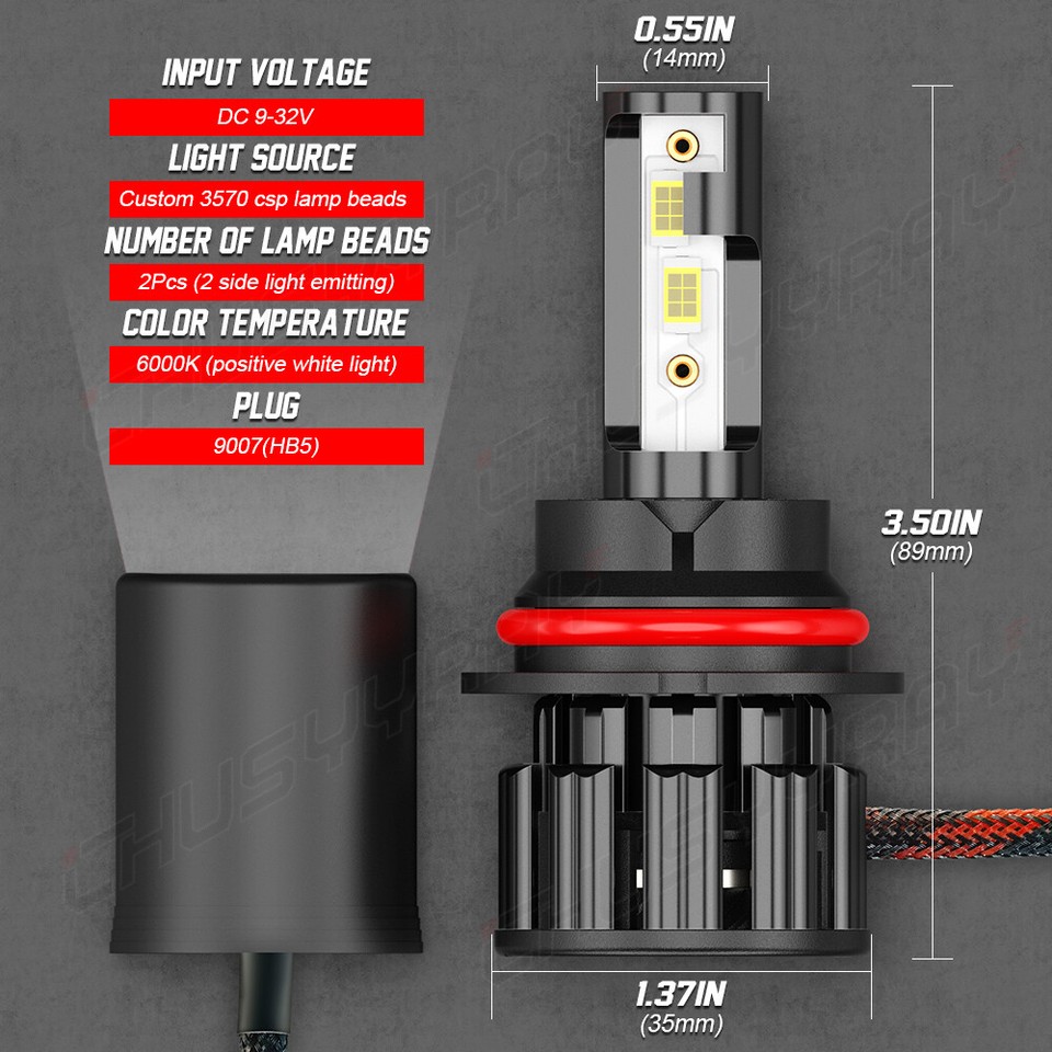 HID Bi-Xenon Conversion Kit For 1992-2003 Honda Civic - High/Low Beam & Fog Lights