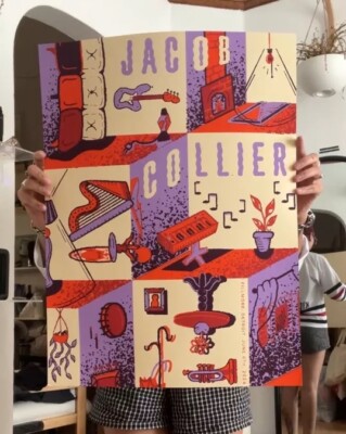 18x24 Jacob Collier Gig Poster