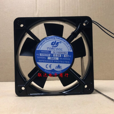TOPCOL MODEL GL11025HB2 AC220/240V 0.09A 16W Industrial Cooling Fan