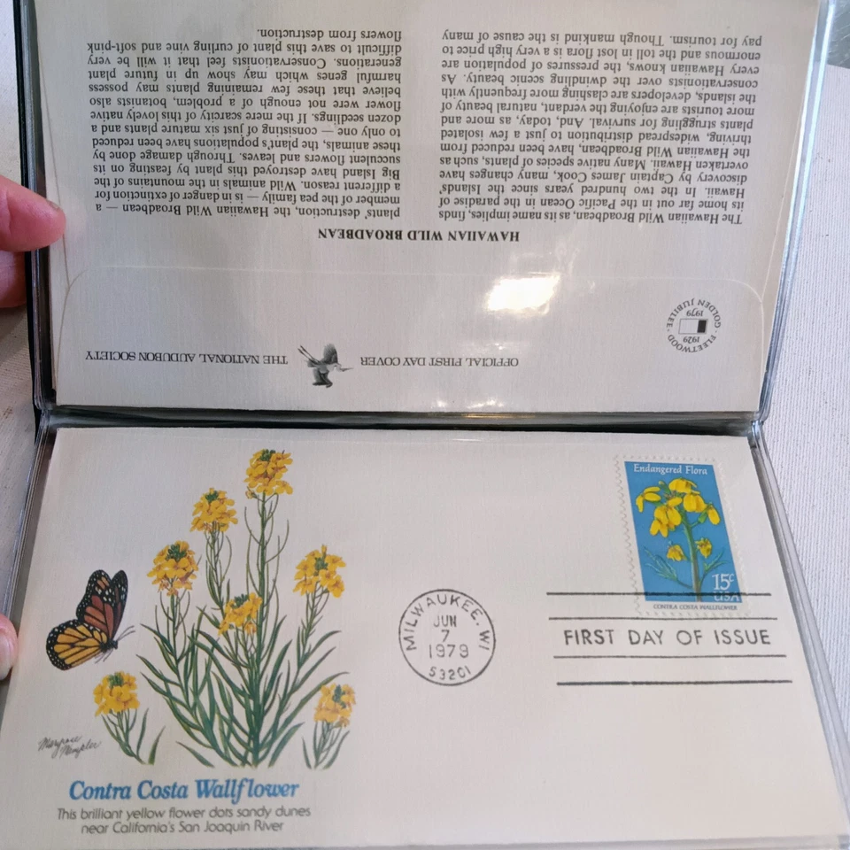 Fleetwood Wildflowers of America FDC #54874B 1979 Milwaukee, WI, FINE - Image 4 of 4