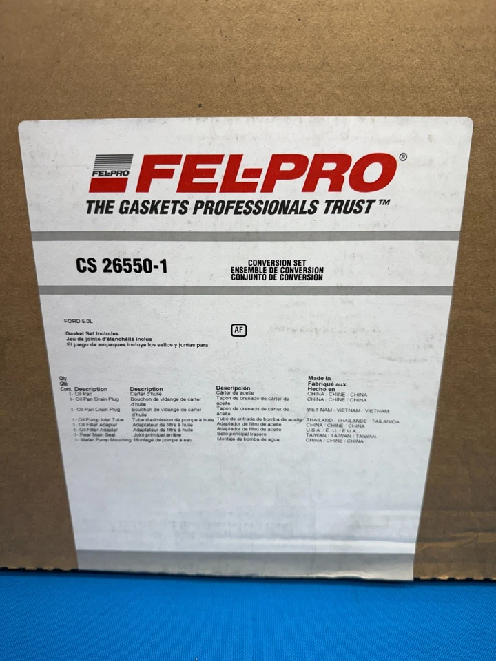 Fel-Pro CS 26550-1 Engine Conversion Gasket Set For 2011-2017 Ford Mustang - Image 2 of 3