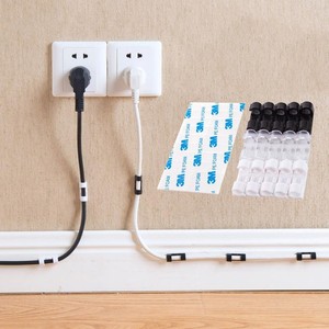 Cable Clips Wall Wire Holder Cord Storage Line Organizer Fastener Cable Clips Wall Wire Holder Cord