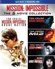 Mission: Impossible - The 5 Movie Collection Blu-ray - Blu-ray - GOOD