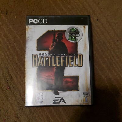 Battlefield 2 ~ Deluxe Edition (PC Game CD-ROM, 2006) Complete Discs With Manual