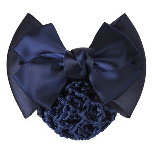 Hair Bun Net For Hair Buns Dance Ballet Satin Bow Barrette Hair