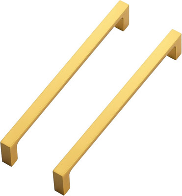 20 Pack Solid 6-1/4 Inch Kitchen Square Cabinet Handles Brushed Brass Cabinet...
