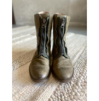 John Fluevog Feature Keaton [Green] - size 11 - previously loved