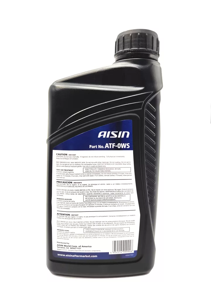 Aisin ATF, fluido de transmisión automática WS-World estándar tipo 12 cuartos ATF0WS Foto 4 de 4