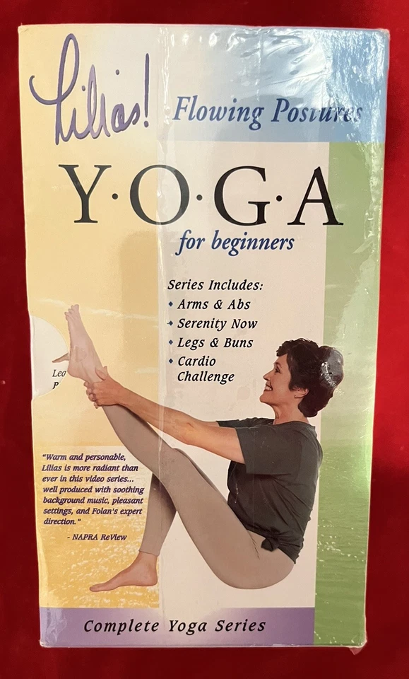 Lilias! Flowing Postures Yoga for Beginners Box Set VHS, 4-Tape Set New Vintage - Image 2 of 3