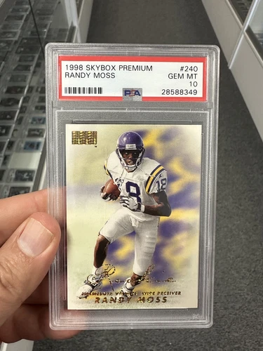 1998 Skybox Premium Randy Moss ROOKIE RC #240 PSA 10 GEM MINT