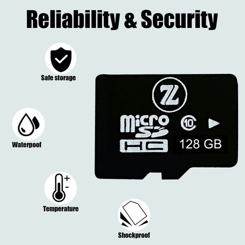 Zebra 128 GB scheda di memoria per micro SD - Foto 3 di 5