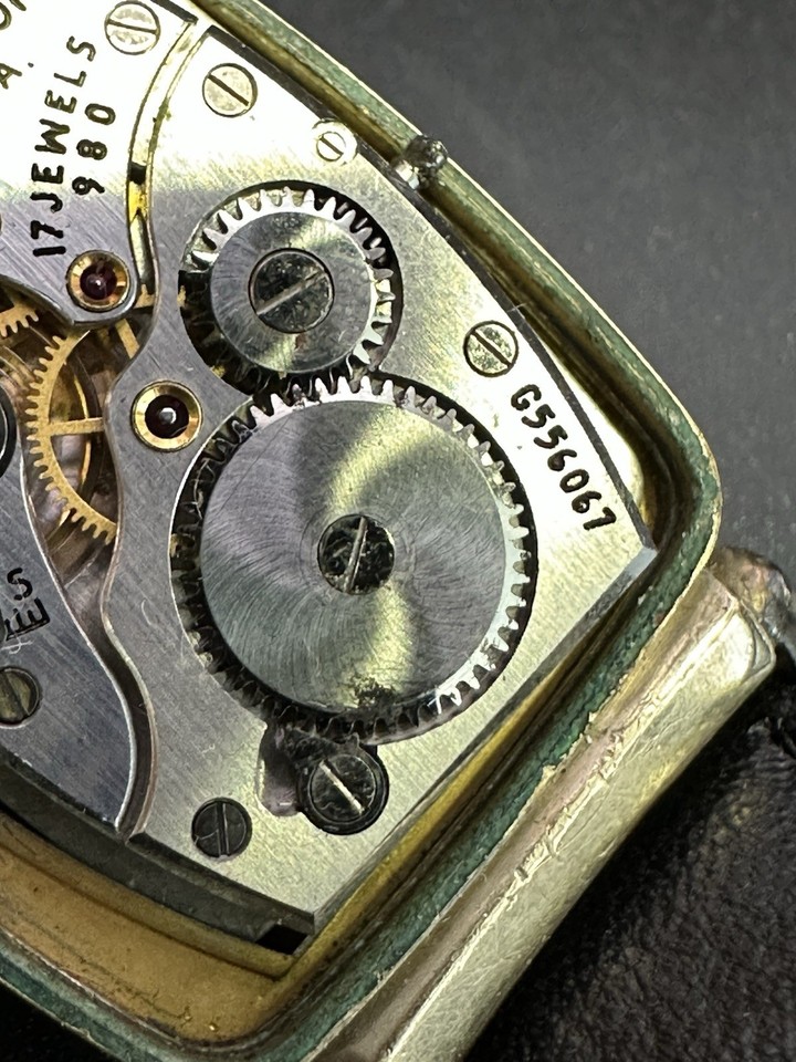 Montre Bracelet Tank Art Déco à Mouvement FP - Ancienne, à Restaurer, Unisexe