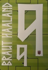 Flocage Officiel Braut HAALAND #9 Norvège Home Domicile  2026 Norway World Cup