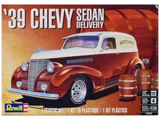 1/24 Level 4 Model Kit 1939 Chevrolet Sedan Delivery with Barrel Accessories