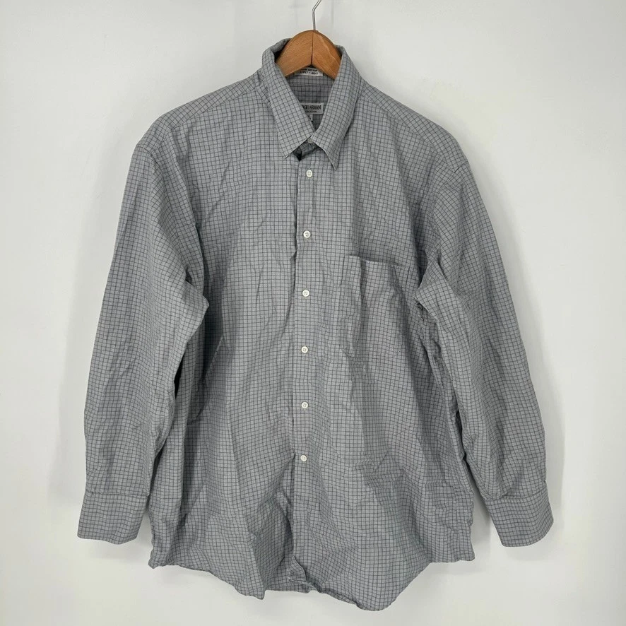 Giorgio Armani Plaid Dress Shirts for Men for sale | eBay
