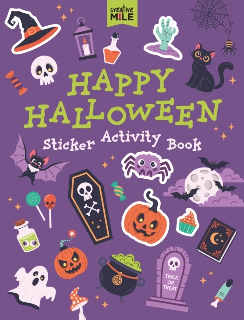 Happy Halloween Sticker Activity Book by Creative Mile (Paperback Book) - Image 2