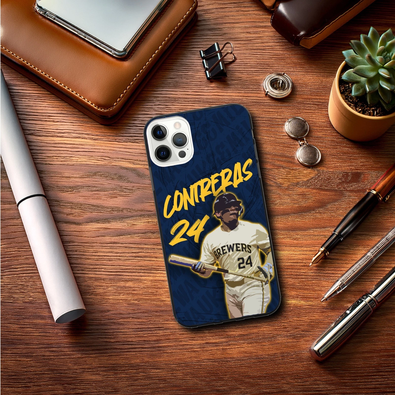 William Contreras iPhone Case & Galaxy Case Baseball Milwaukee Cover