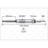 1X GlüHkerze Valeo 345243 Passend FüR Hyundai KIA