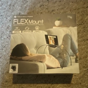 Tech Solutions FLEXMount Adjustable Phone/Tablet Stand Black TS-UOM10-101G