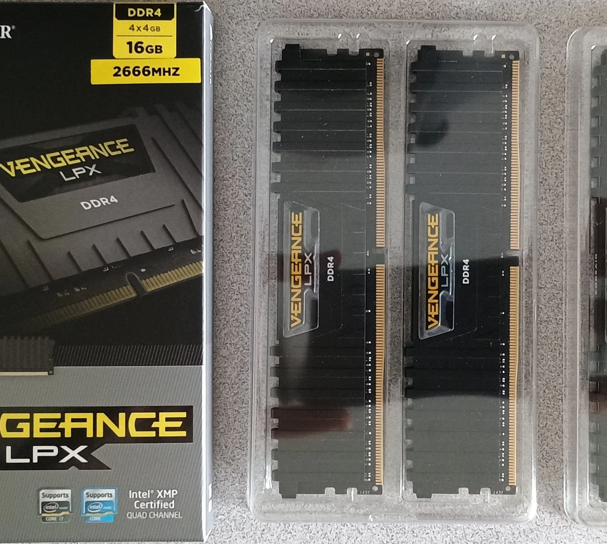 Corsair Computer PC4-21300 (DDR4-2666) Bus Speed RAM 4 Modules for