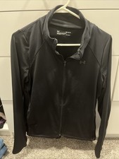 Under Armour Women s Medium Cold gear lightweight active black jacket