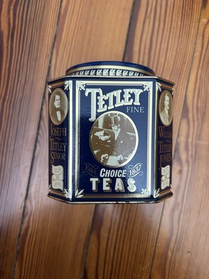 Tetley Choice Tea Canister Tin with Lid