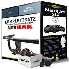 Anhängerkupplung starr für MERCEDES GLA +E-Satz Set NEU Anhängerkupplung starr für MERCEDES GLA +E-Satz Set NEU